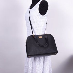 Michael Kors Black Dome Satchel